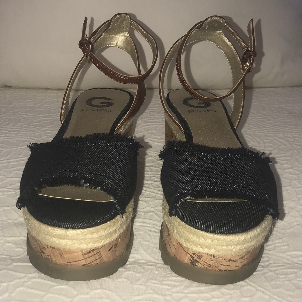 Guess Platform Ankle Strap Sandals